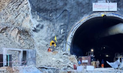 Resgate chega a trabalhadores presos em túnel na Índia