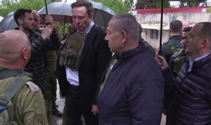 Elon Musk vai a kibbutz atacado pelo Hamas durante visita a Israel