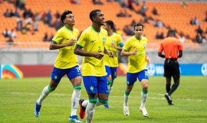 Brasil ganha por 9 a 0 da Nova Caledônia, no Mundial Sub-17