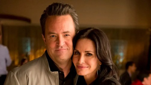 Matthew Perry e Courteney Cox