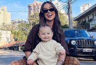 Bianca Andrade e o filho sofrem acidente de carro na Dutra