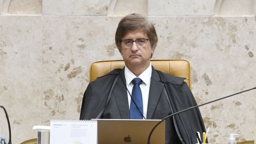 O subprocurador-geral da República Paulo Gonet durante sessão plenária do STF