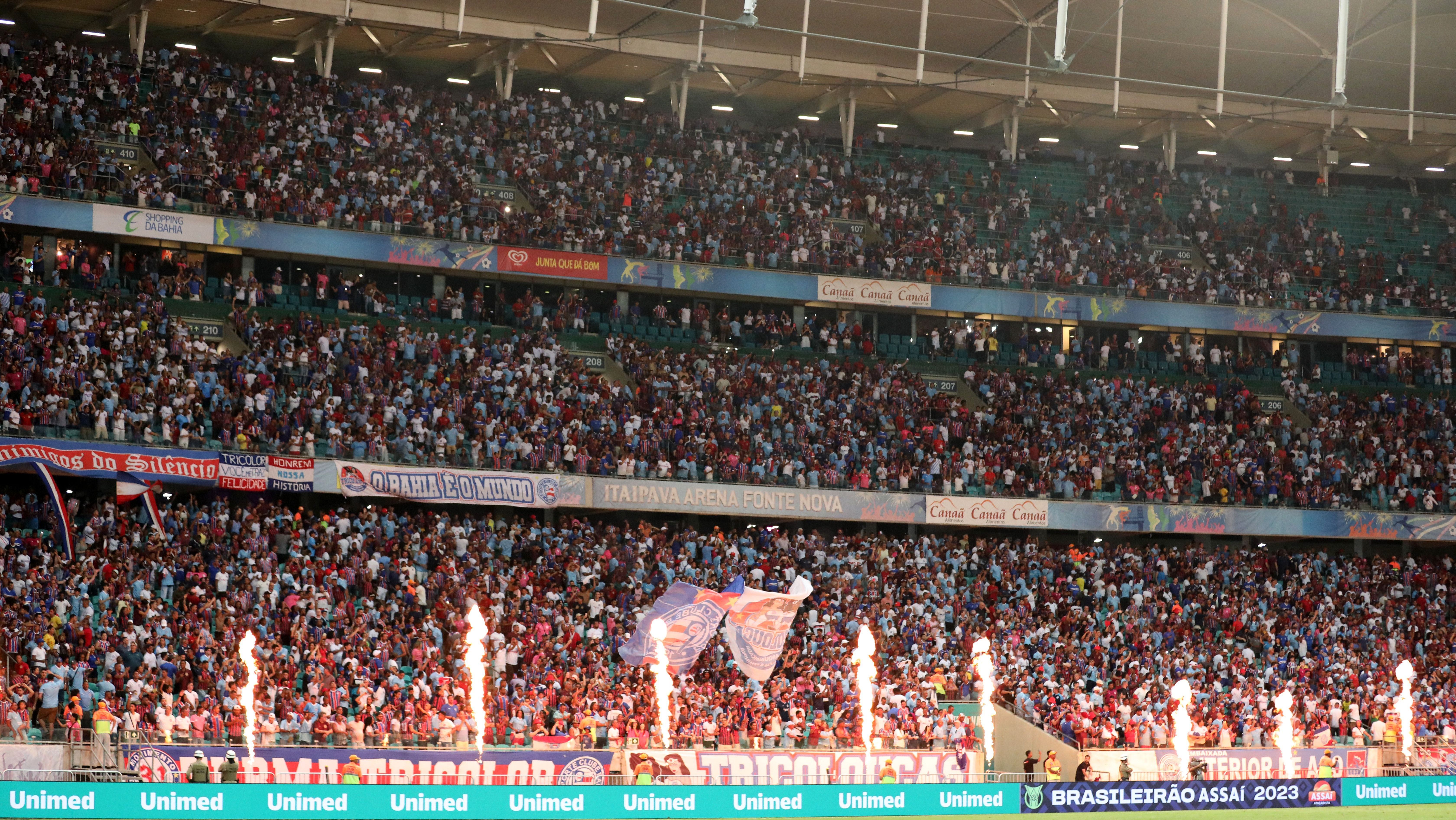 Arena Fonte Nova recebe Bahia e Athlético-PR pelo Brasileirão