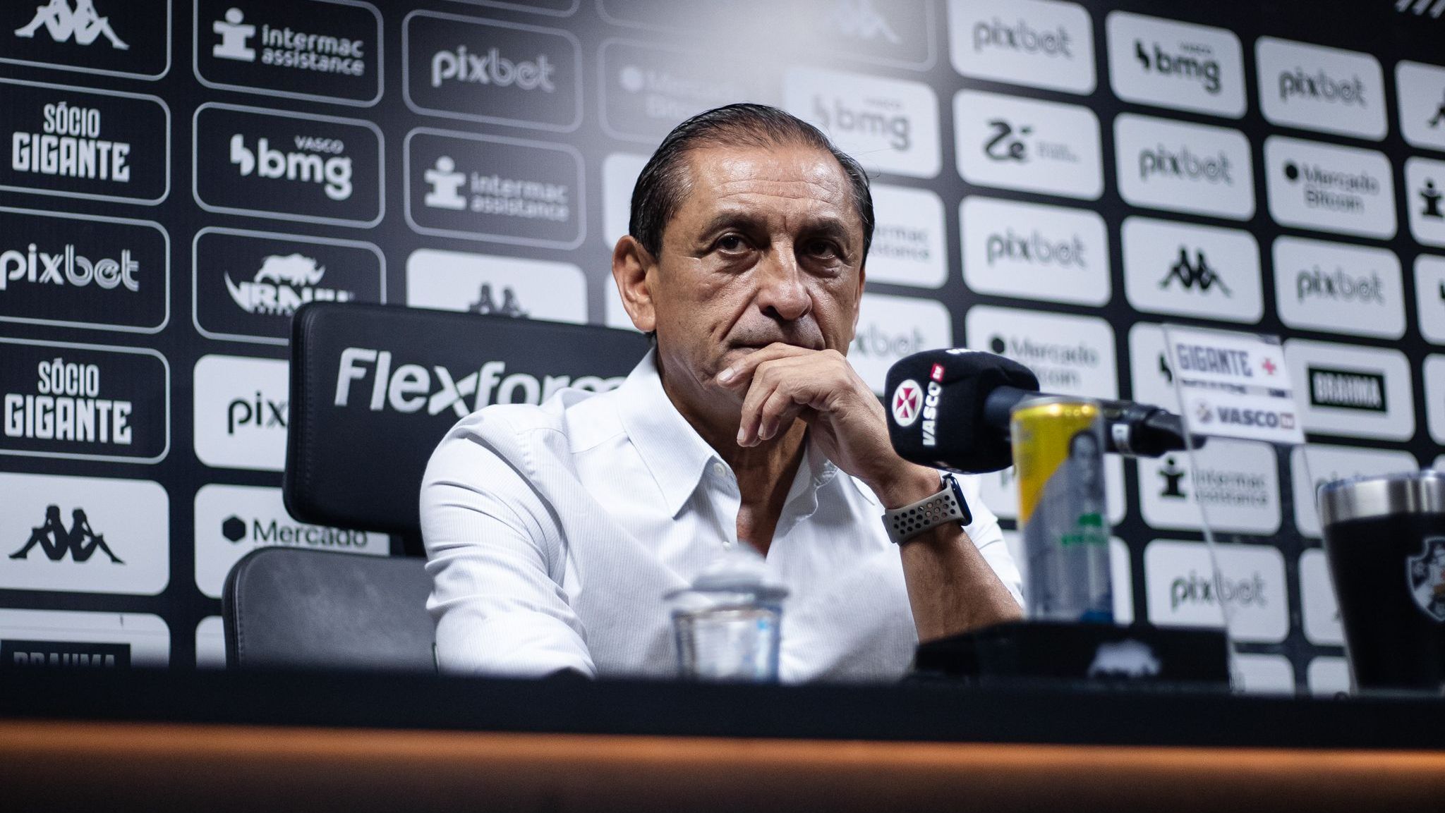 Ramón Díaz em coletiva após vitória do Vasco sobre o Botafogo