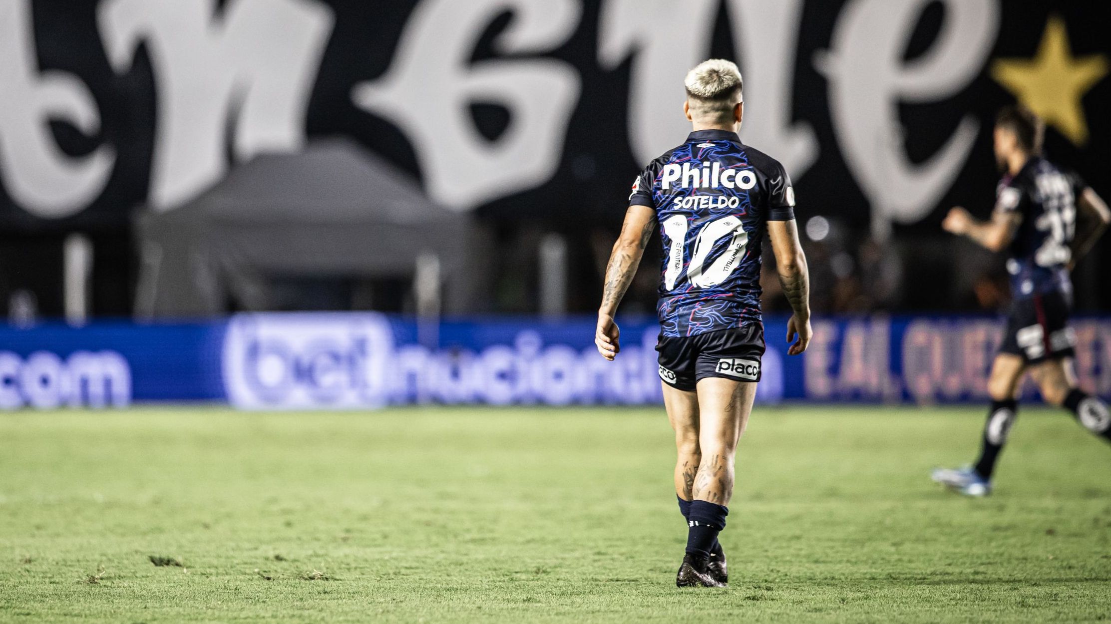 Soteldo foi substituído no empate sem gols contra o Cuiabá