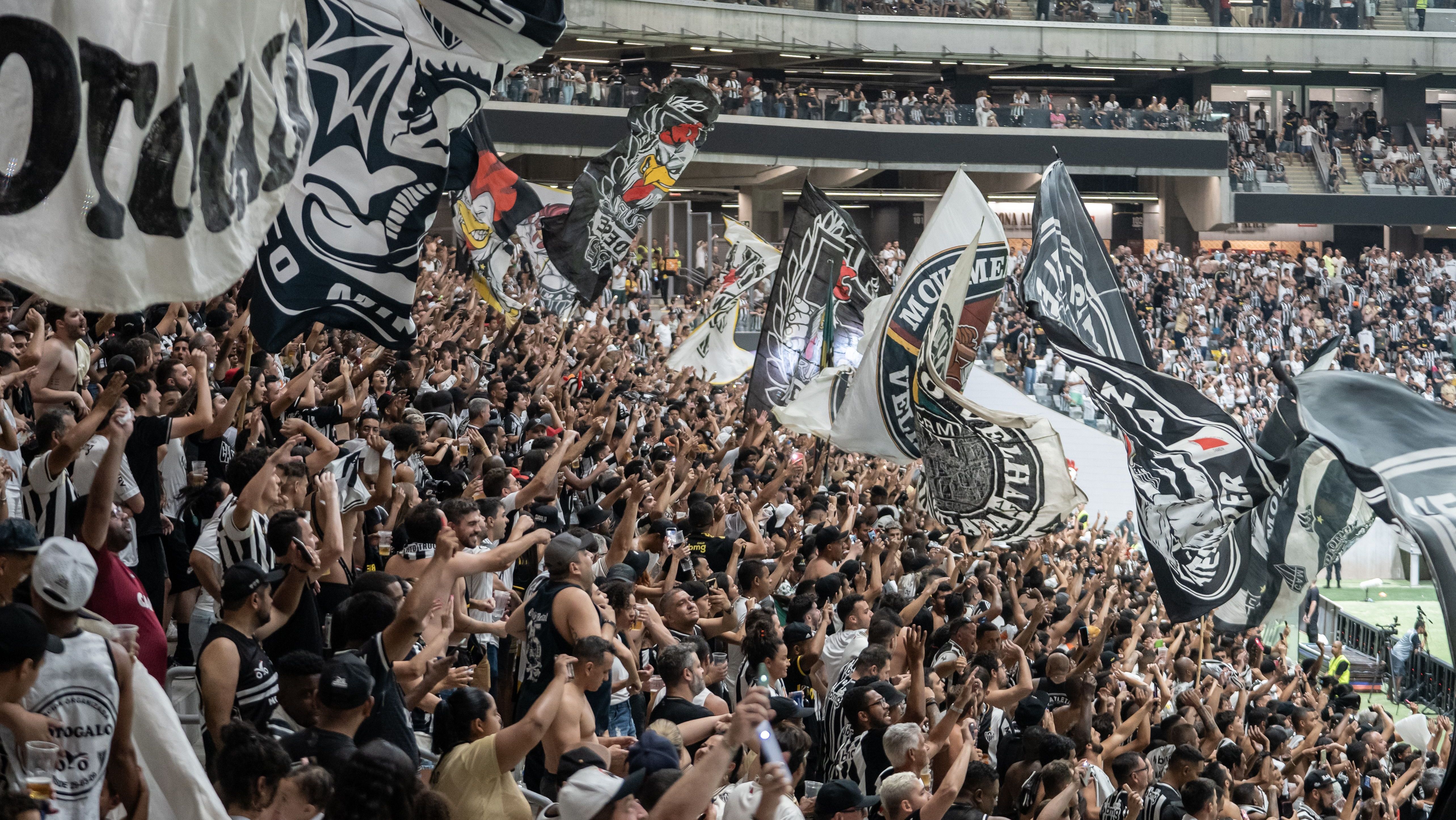 Torcida do Atlético-MG na Arena MRV