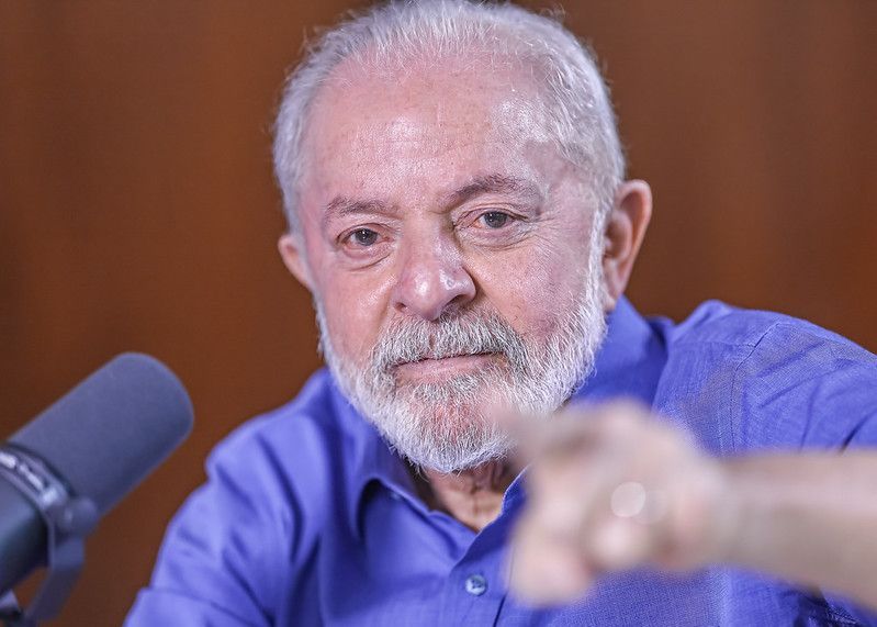 O presidente Luiz Inácio Lula da Silva (PT)