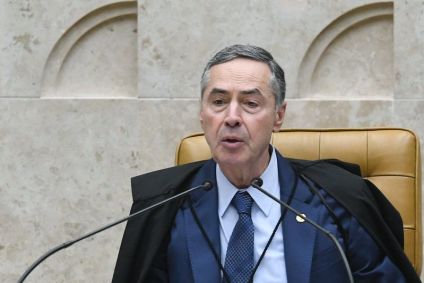 O ministro Luís Roberto Barroso, presidente do STF