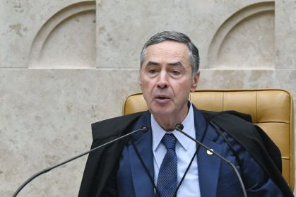 O ministro Luís Roberto Barroso, presidente do STF
