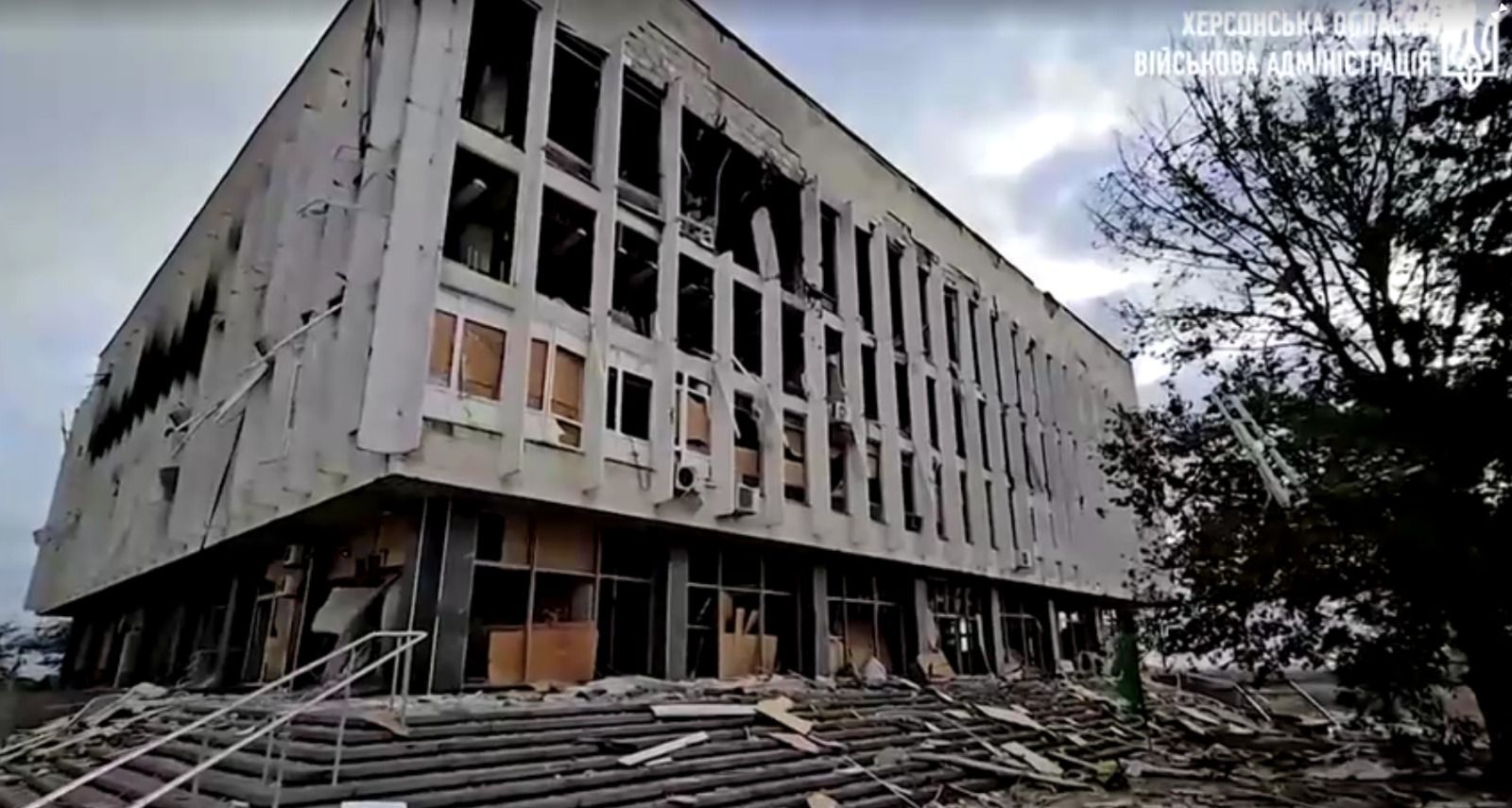Biblioteca regional de Honchar, Kherson, Ucrânia