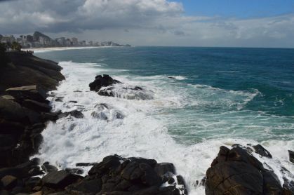 Rio de Janeiro teve ressaca após ciclone em alto mar
