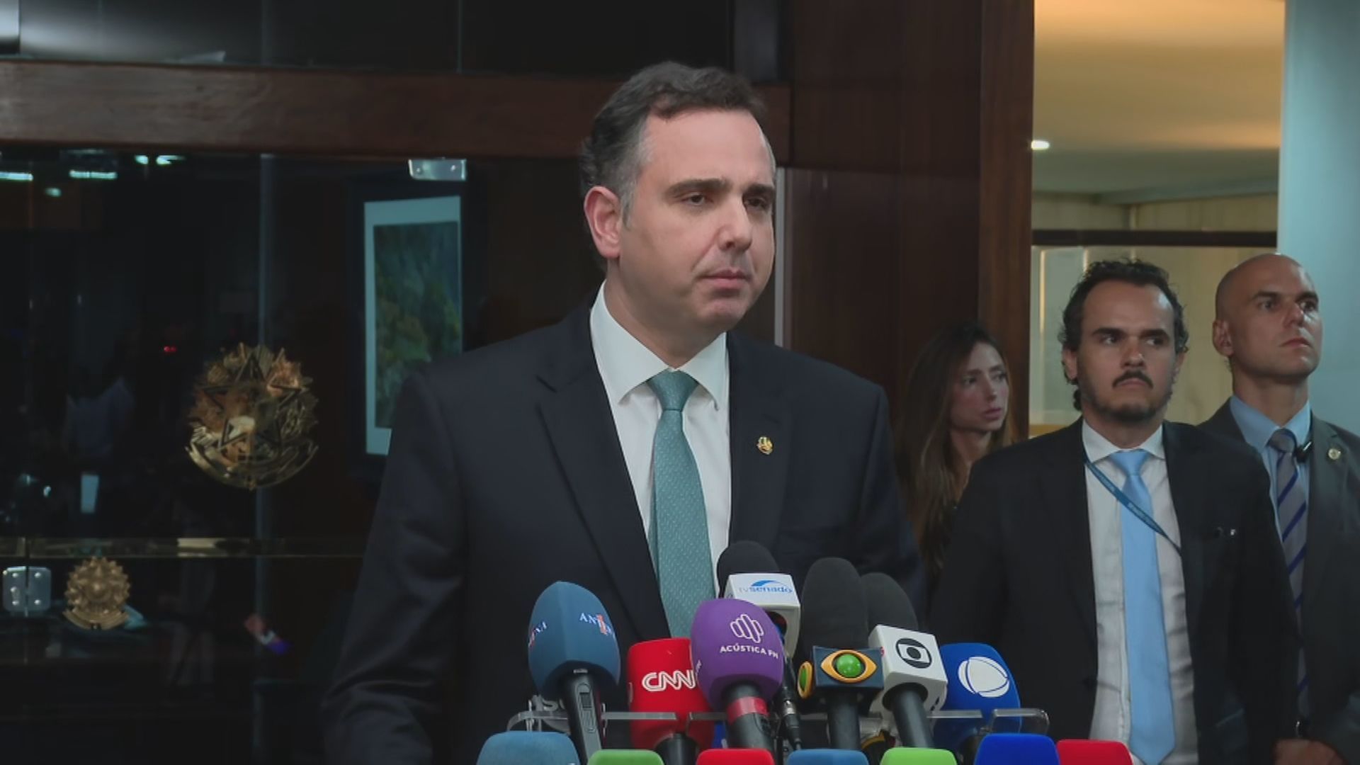 Rodrigo Pacheco (PSD-MG), presidente do Senado