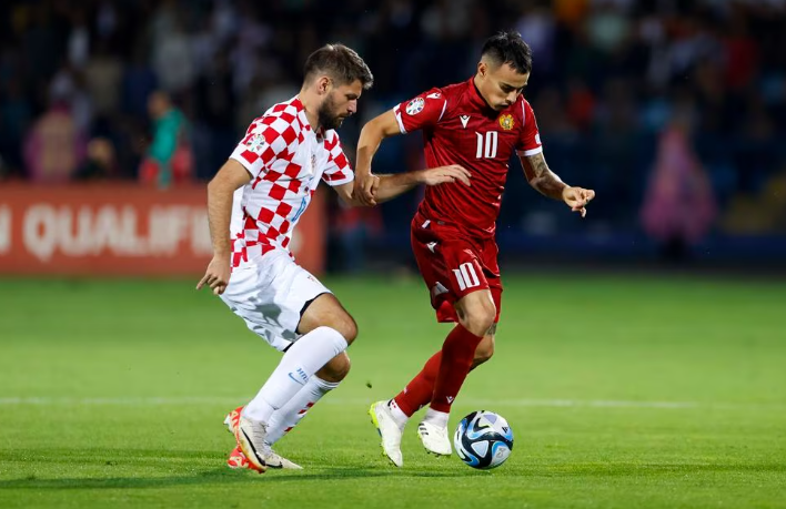 Armênia e Croácia em jogo das Eliminatórias da Eurocopa