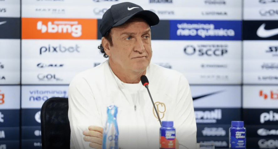 A torcida rejeitou a presença de Cuca, condenado por abuso sexual, no Corinthians. / Rodrigo Coca/ Corinthians