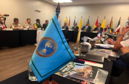 Imagem de reunião da Ameripol, a comunidade de polícias das Américas