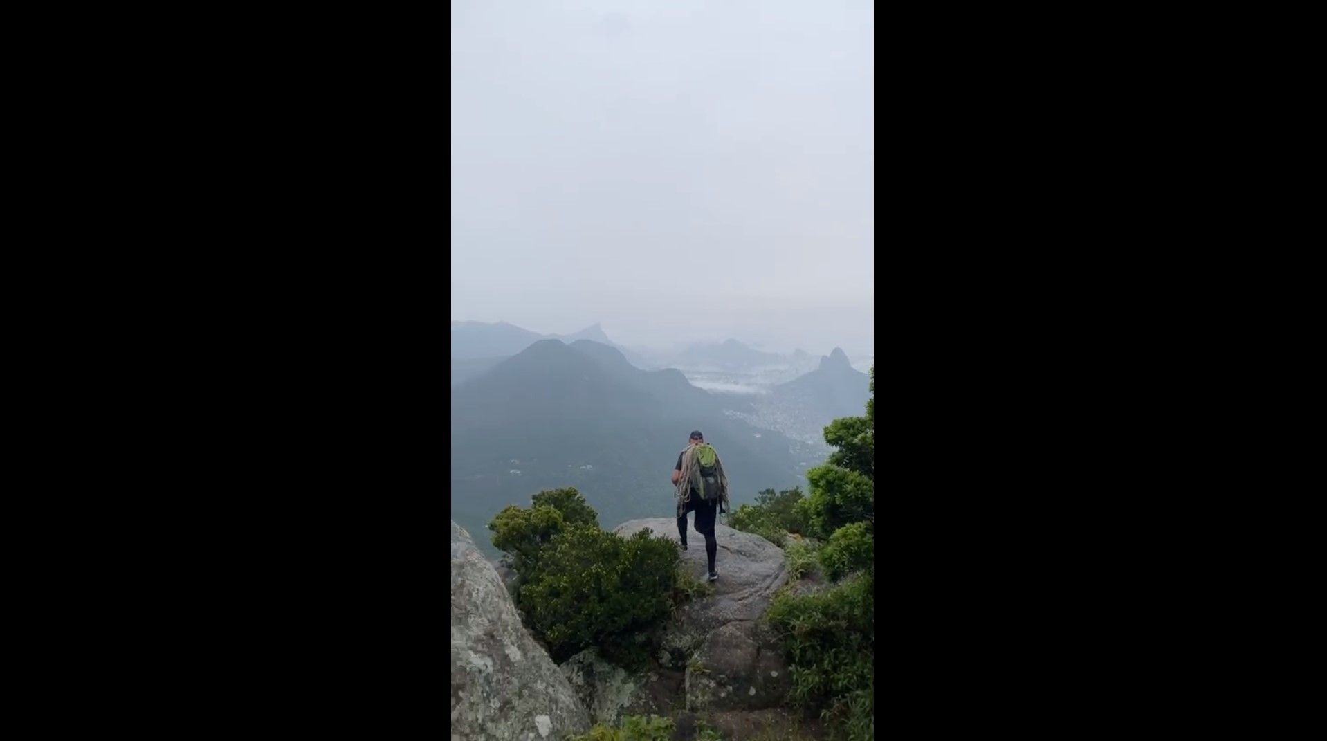 Instrutor foi atingido por raio na Pedra da Gávea, no Rio de Janeiro