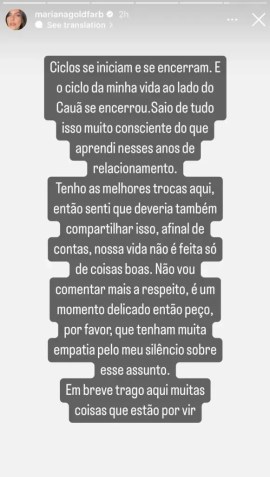 Modelo relatou situações abusivas vividas em relacionamento / Reprodução/Instagram