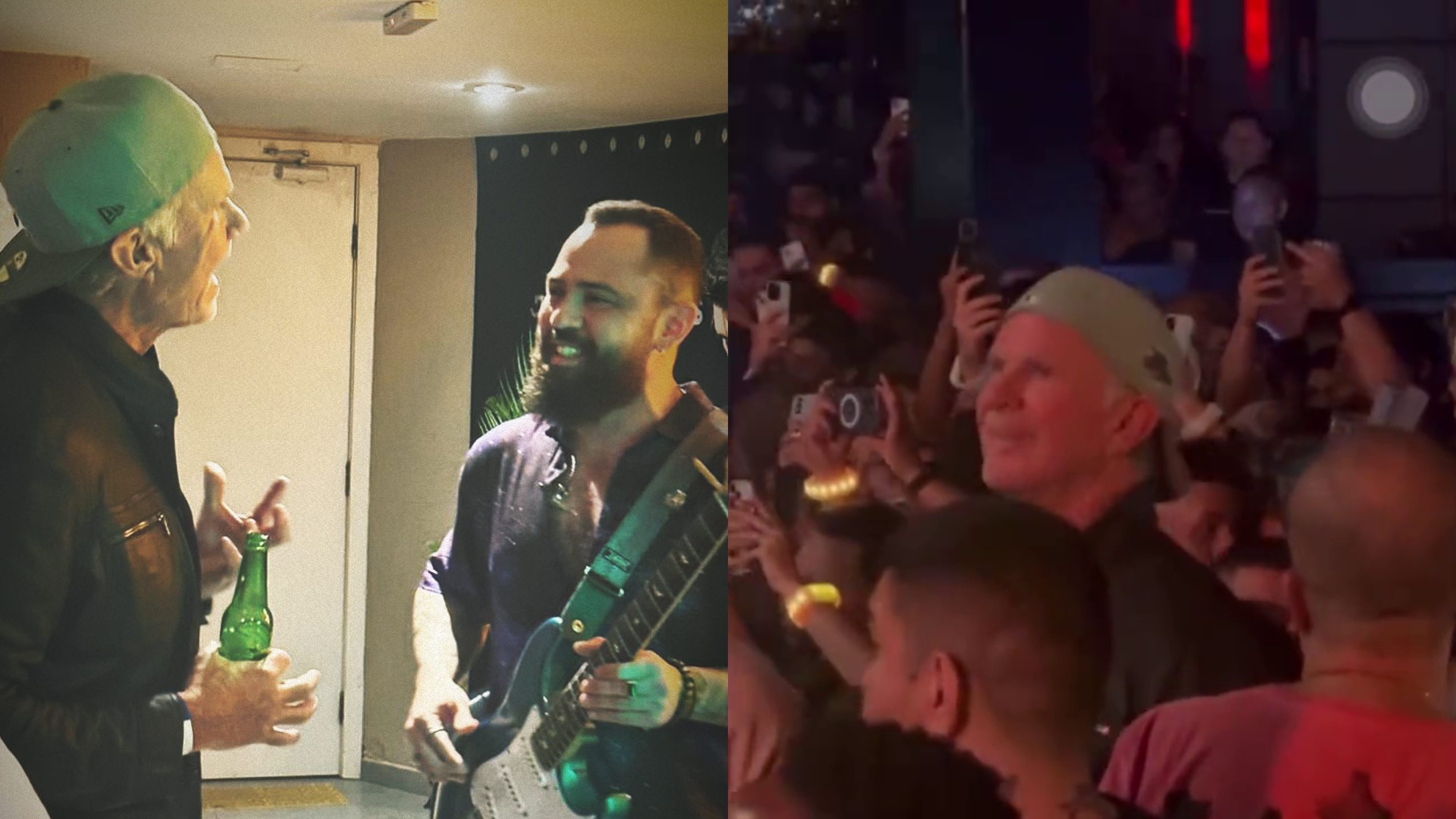 Chad Smith no show sertaneja Jorge e Mateus