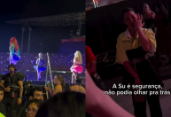 Segurança chora de emoção durante show do RBD; veja vídeo