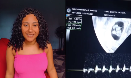 Jovem de 18 anos descobre gravidez de quíntuplos e passa mal; veja vídeo