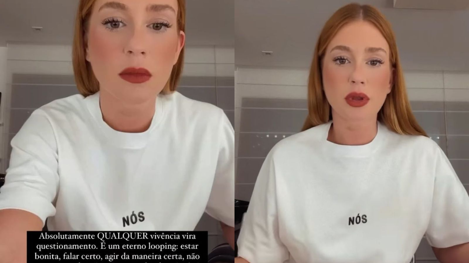 Marina Ruy Barbosa desabafa em seu Instagram sobre críticas e comparações feitas na internet
