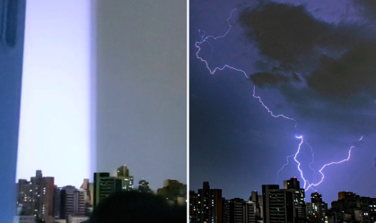 Vídeo: fotógrafo amador captura raio com formato de mapa do Brasil