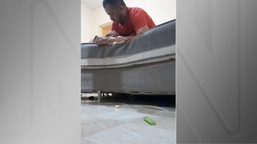 Vídeo mostra o momento em que o marido agride a mulher em Sorocaba (SP)