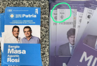Eleição tem cédulas falsificadas de “Sergio Masa” e número de Milei com “9” no lugar do “1”