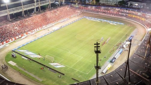 Estádio Rei Pelé, em Alagoas