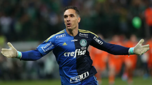 Fernando Prass nos tempos de Palmeiras
