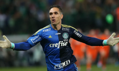 Fernando Prass nos tempos de Palmeiras