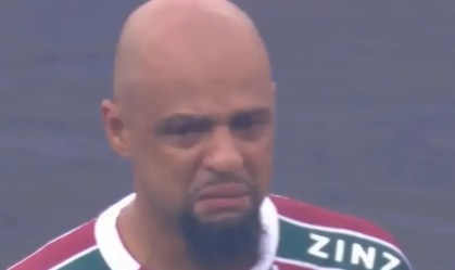 Felipe Melo se emocionou antes da decisão da Libertadores