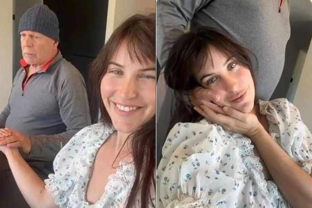 Imagem de destaque do post: Scout Willis, filha de Bruce Willis, compartilha momento de carinho com pai