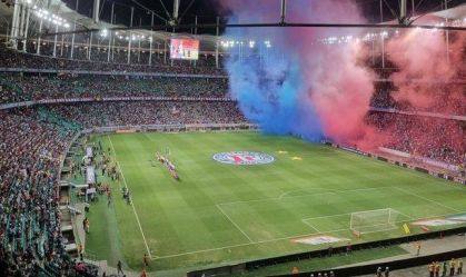 Arena Fonte Nova antes da partida entre Bahia e São Paulo pelo Brasileirão