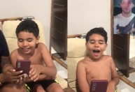 Torcedor mirim do São Paulo recebe recado de Calleri e reação viraliza