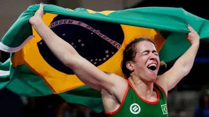 Giullia Penalber conquista o ouro no wrestling no Pan de Santiago