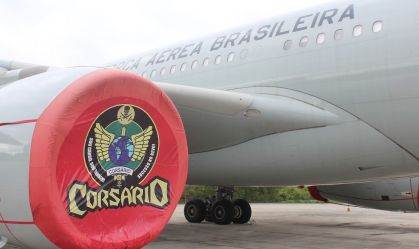KC-30 utilizado pelo Esquadrão Corsário, da Força Aérea Brasileira (FAB) na Operação Voltando em Paz, para repatriação de brasileiros em Israel