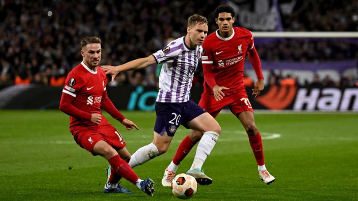 Liverpool perde para o Toulouse na Liga Europa