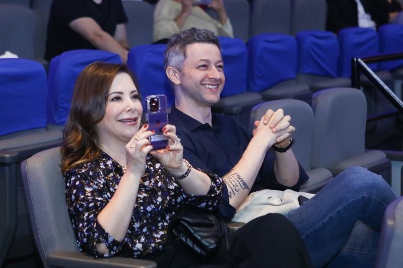 Lucas Lima e a ex-sogra Noely em evento na PUC-Campinas / Reprodução/ PUC-Campinas
