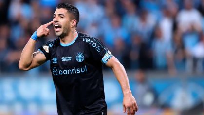 Luis Suárez marcou o gol da vitória do Grêmio sobre o Bahia