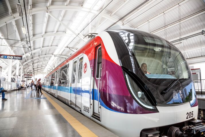 / 95% da energia usada nos trens e metrôs do Grupo CCR provém de fontes renováveis