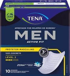 / Para casos de perda urinária leve a moderada, o absorvente TENA Men tem também controle de odor | Imagem: Divulgação
