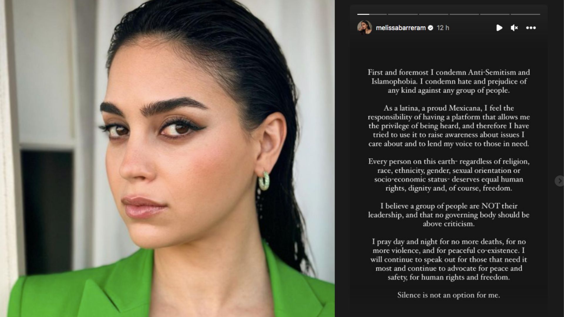 Atriz fez post no Instagram depois de ter sido desligada de "Pânico 7" / Reprodução