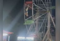 VÍDEO: adolescentes ficam penduradas e caem de roda gigante no Amazonas