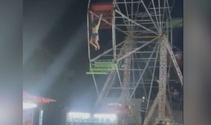 VÍDEO: adolescentes ficam penduradas e caem de roda gigante no Amazonas