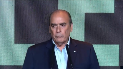 Guillermo Francos, assessor do partido La Libertad Avanza, ao qual Javier Milei é filiado e concorre à Presidência da Argentina