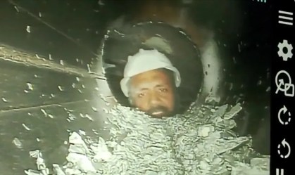 Vídeo mostra trabalhadores presos há 10 dias em túnel na Índia