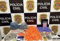 Polícia Civil apreende 1,6 mil porções de droga e prende um homem no interior de SP