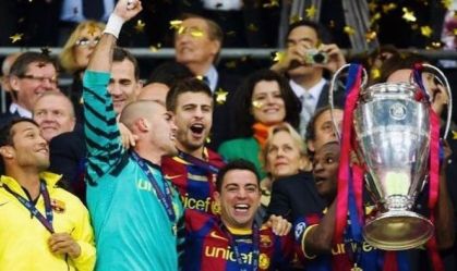 Piqué conquistou a Liga dos Campões pelo Barcelona