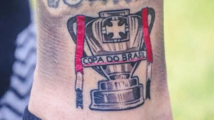 Calleri fez tatuagem de troféu da Copa do Brasil